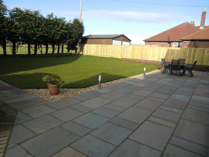 rear garden large patio area aycliffe today rear garden large patio area aycliffe today