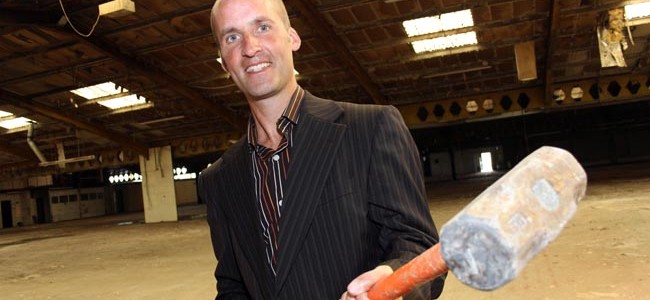 WORK STARTS ON £1.5M SOCCER FACTORY