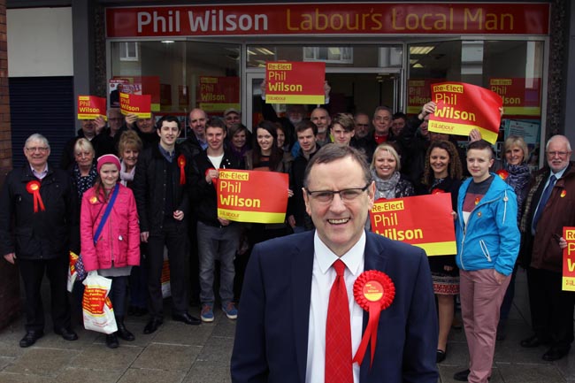 phil wilson campaign launch 2015