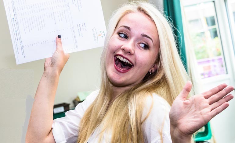 Exam joy for top class History students