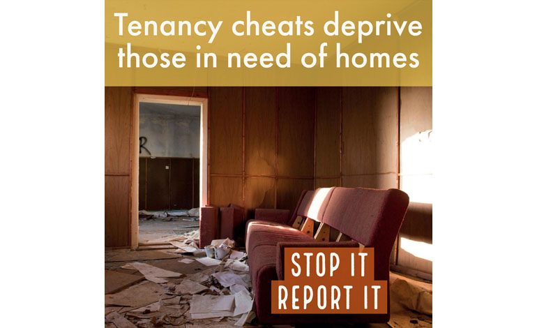 Residents encouraged to report tenancy fraud