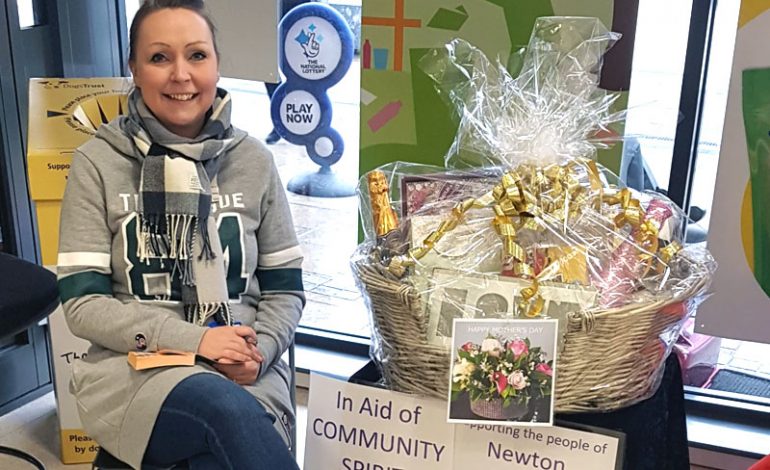 Community Spirit raise £355 with Mother’s Day hamper
