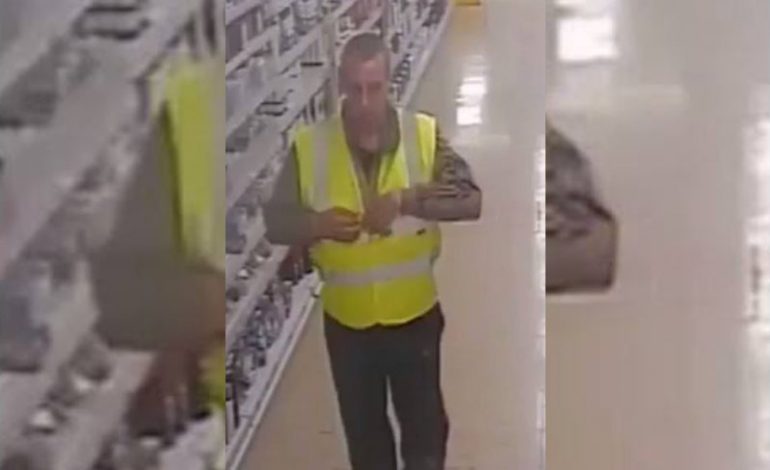 Police look for suspected thief in high vis jacket