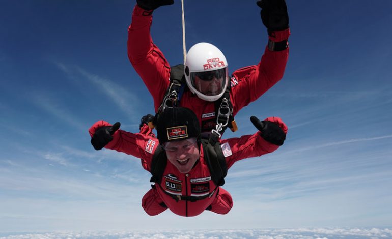 Durham Chief Constable takes leap of faith for charity