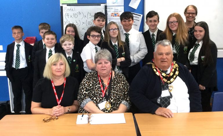 Greenfield students inspire council visit