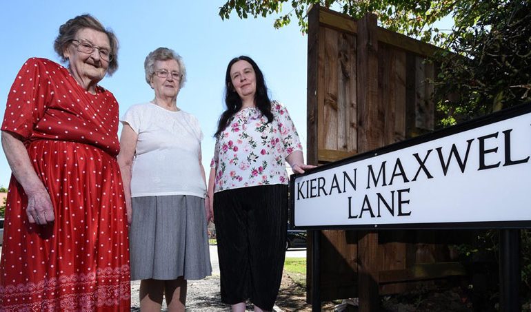 Kieran Maxwell legacy lives on with new street name