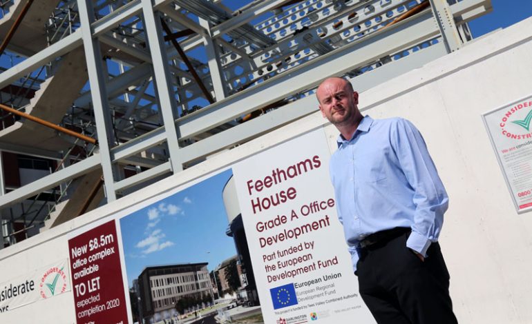 Office block adds metal to Feethams development