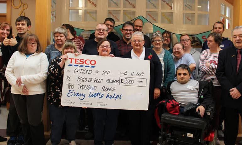 Every little helps as Tesco scheme raises £2,000 for PCP’s Options