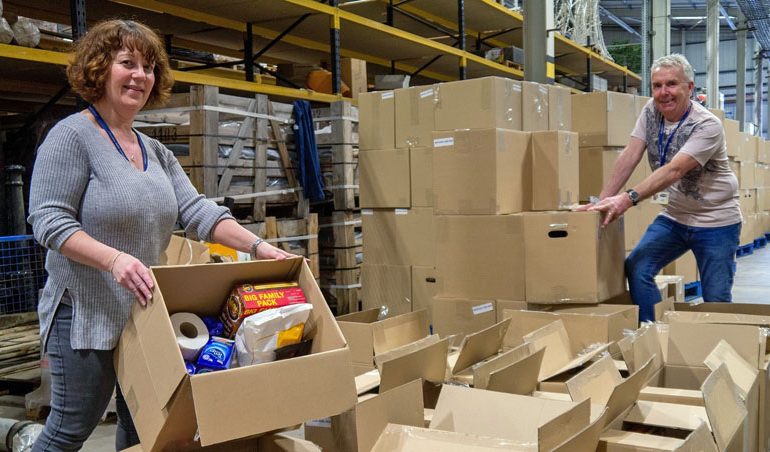 Council staff redeployed to deliver food parcels
