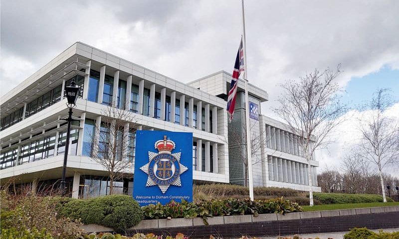 Police flags at halfmast for Prince Philip