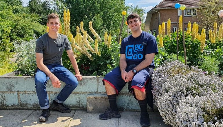 Aycliffe community garden ‘digs’ a helping hand from Utah missionaries