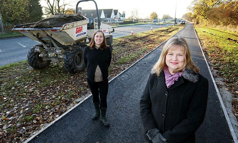 £650k cycle and walking route for Newton Aycliffe