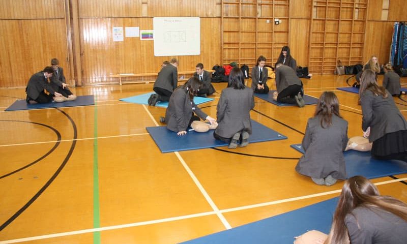 Woodham Academy students train in First Aid and CPR