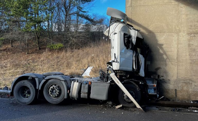 Police appeal after lorry damaged in A1(M) collision