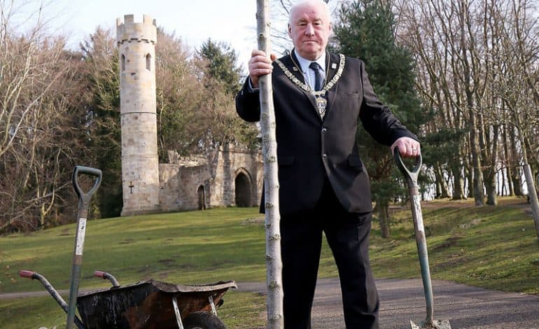 Council chairman plants tree as part of Queen’s Jubilee celebrations