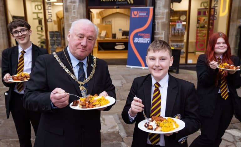 Durham school pupils try a taster of Spanish cuisine and university life