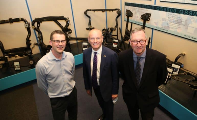 Exports Minister impressed by Gestamp’s ‘incredible global reach’ during visit