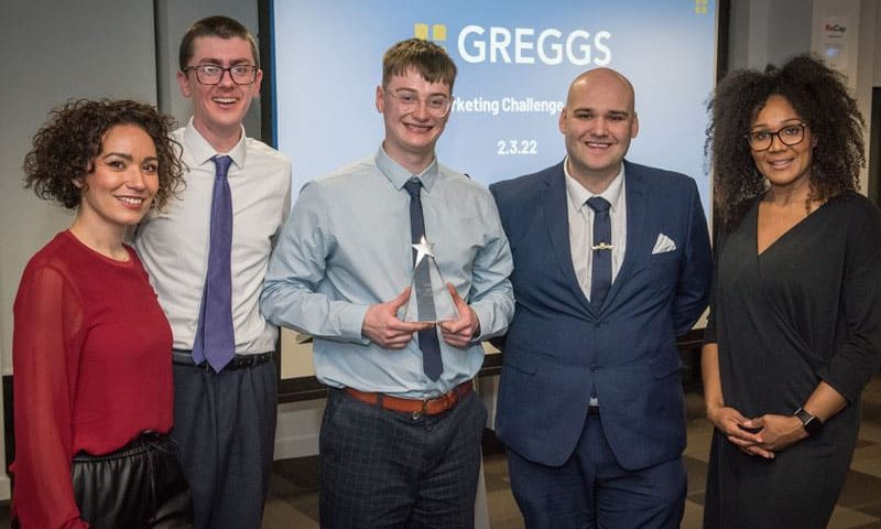 Business students top of the class in Greggs Marketing Challenge