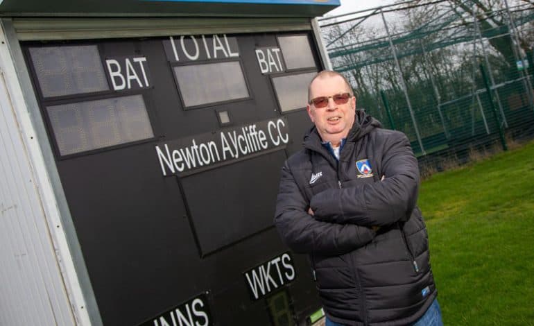 Cricket chairman raises cash towards new changing rooms
