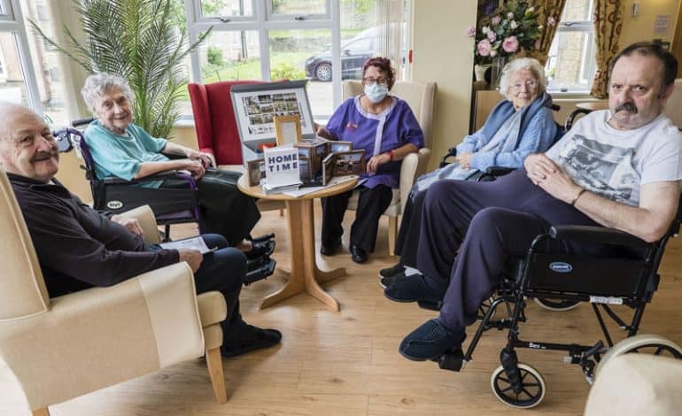 Personal exhibition delivered to care home residents