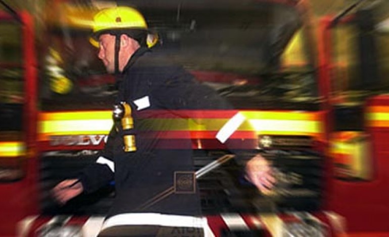 MAN RESCUED FROM AYCLIFFE FLAT FIRE