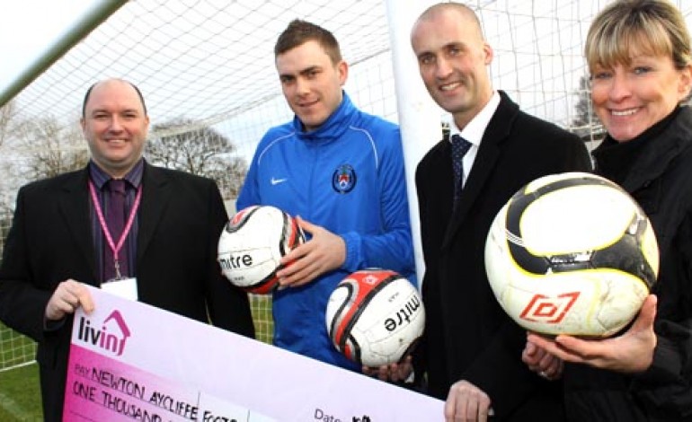 LIVIN DONATE CASH TO FOOTBALL CLUB