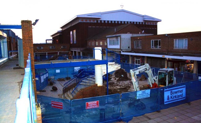 TOWN CENTRE MAKEOVER MAKING PROGRESS