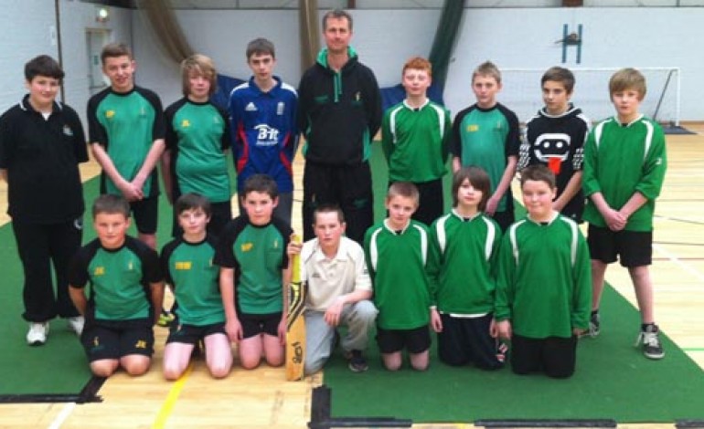 BATSMAN OPENS WOODHAM CRICKET ACADEMY