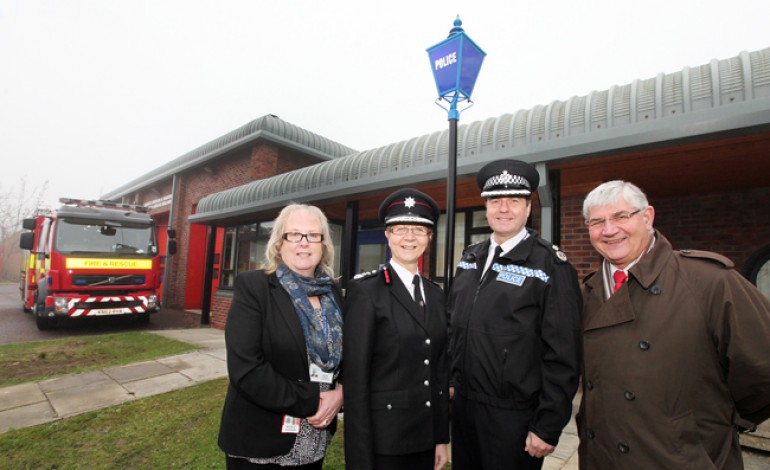 POLICE MOVE INTO FIRE STATION