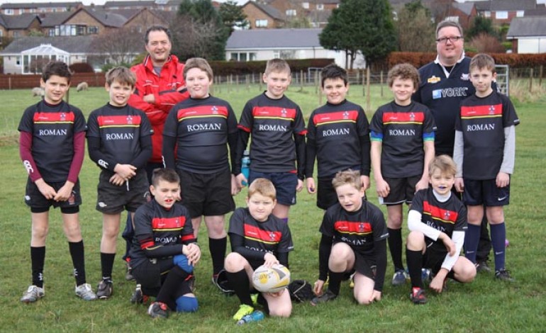 AYCLIFFE FIRM SPONSOR BARNARD CASTLE RUGBY TEAM