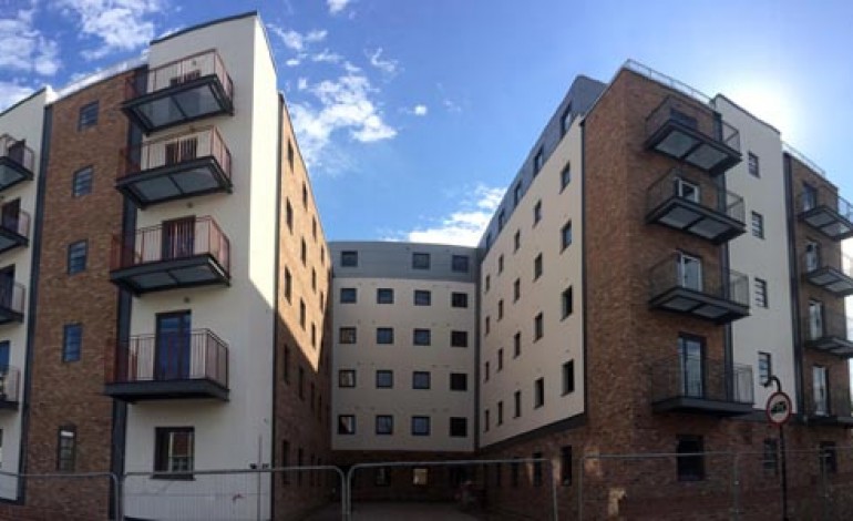 AYCLIFFE STEEL COMPLETES NEWCASTLE STUDENT FLATS