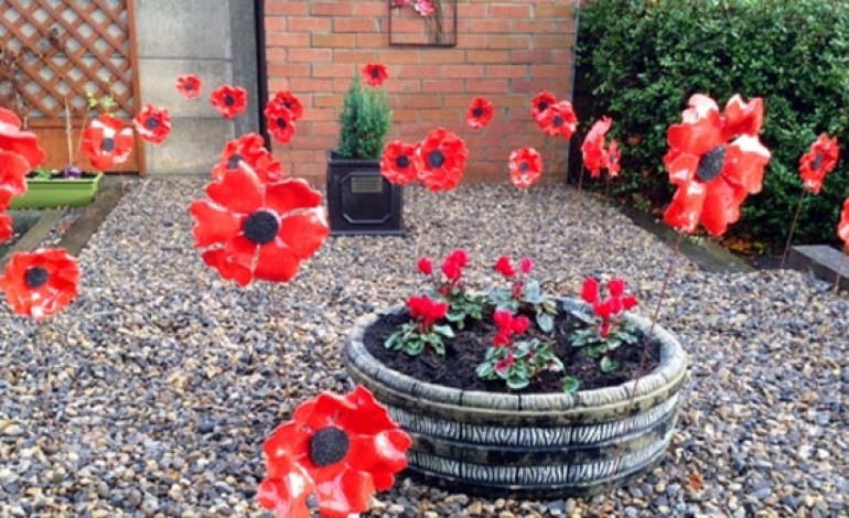 CHILDREN’S HAND-CRAFTED POPPIES DELIGHT CARE HOME