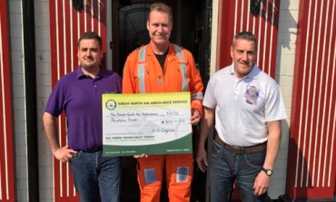 AYCLIFFE POWER FIRM REPLACES CHARITY COFFERS