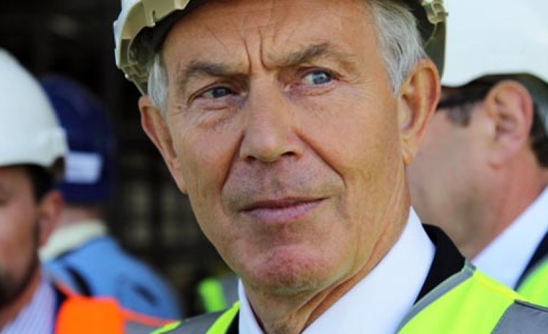 BUSINESSES COMING TO AYCLIFFE NEED EUROPE, SAYS TONY BLAIR
