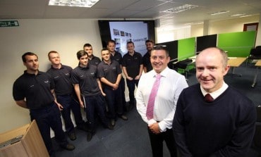 Gestamp Tallent Apprentices get their contracts in staff presentation