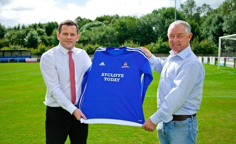 Aycliffe Today in record sponsorship deal with Newton Aycliffe FC