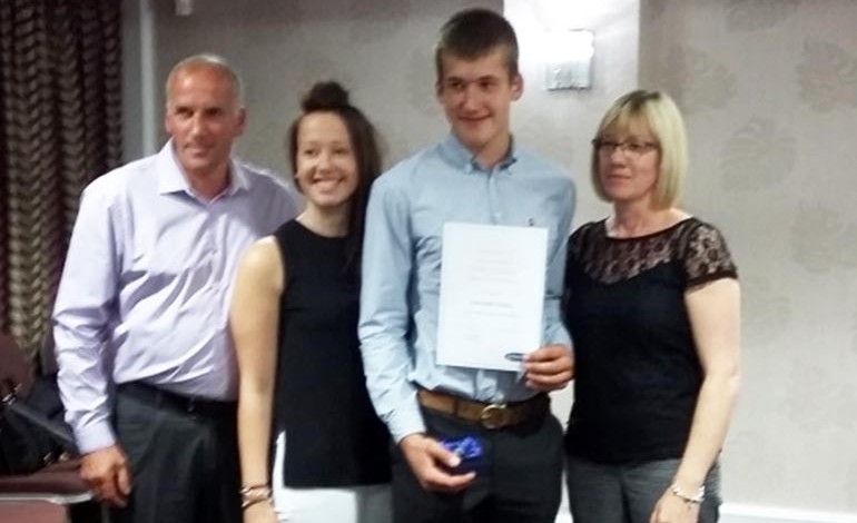 Aycliffe student gains 100% attendance award