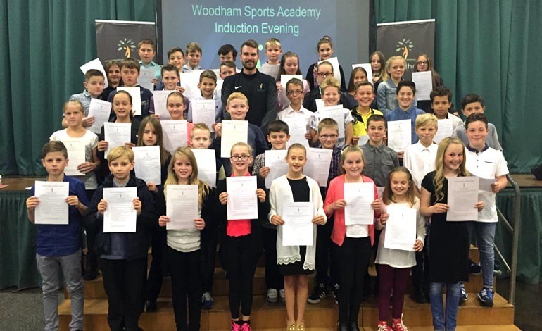 Students inducted into school’s Sports Academy