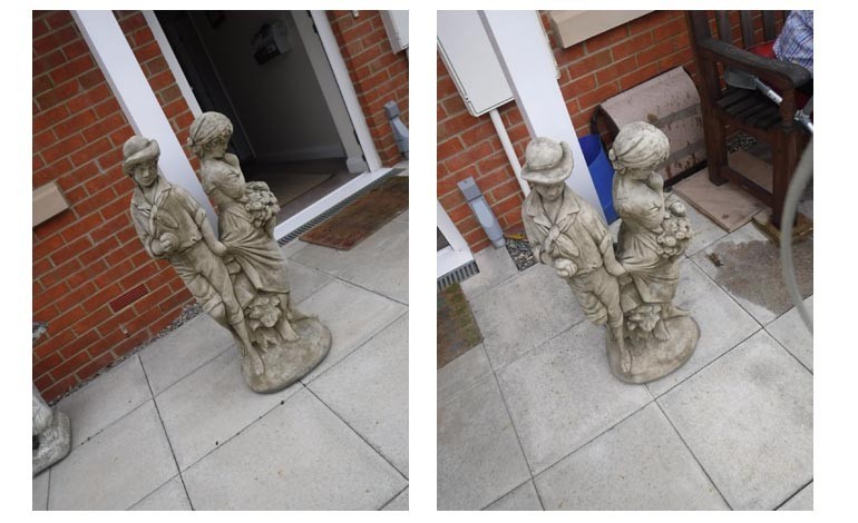Police appeal after garden statues stolen