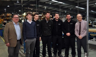 Aycliffe firm Roman takes on three new apprentices