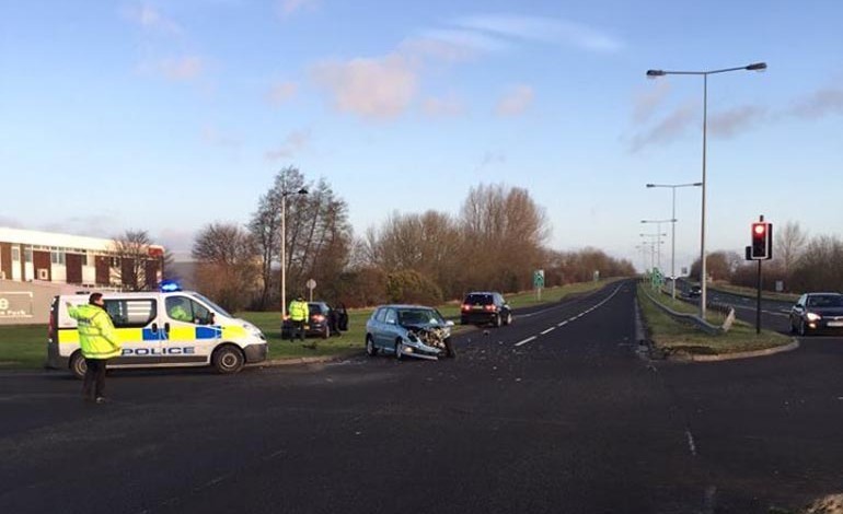 No injuries after two-car crash in Aycliffe