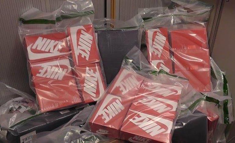 Suspected fake Nike trainers seized in Aycliffe raid