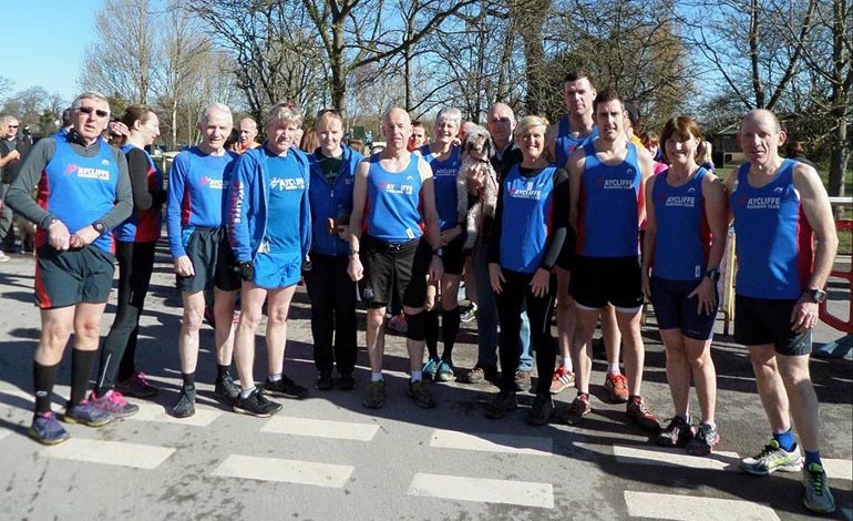 Club runners racing 5K to 26.2 Miles