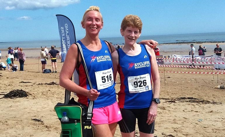 Aycliffe Runners compete in Lord Stones Café and Pier to Pier races