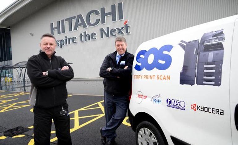 Hitachi deal with Team Valley printers