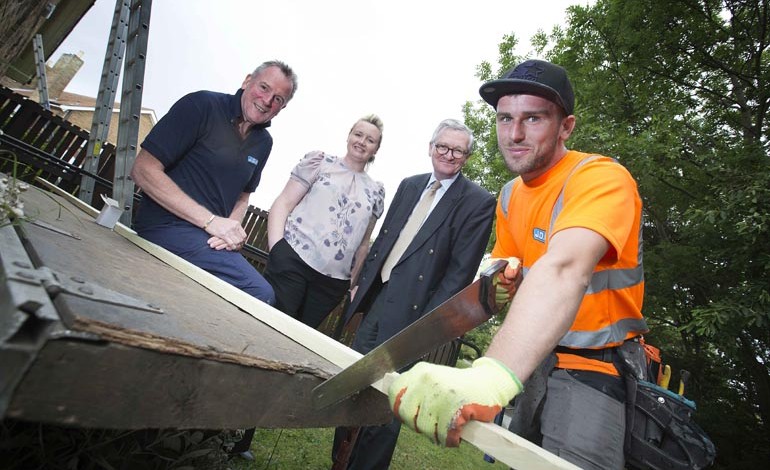 Charity’s free roof make-over from Aycliffe firm