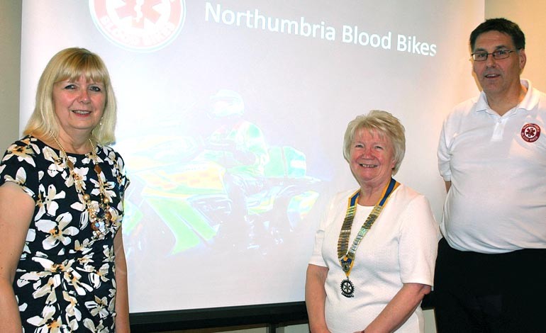 Aycliffe Rotary praise for ‘fantastic’ Blood Bikes volunteers