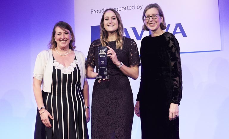 Newtonian Alex wins national Women of the Future award