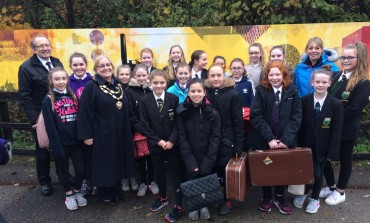 Students create visual legacy at railway station