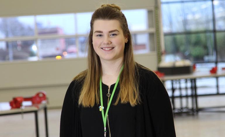 Engineering student Arianna enjoying UTC life in Aycliffe